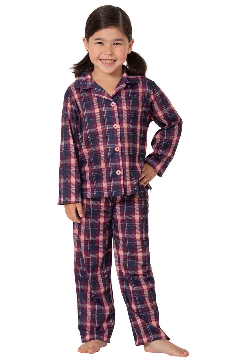 pjg k3211 burgundyplaidbuttonfrontpj girls main 20200914 1007