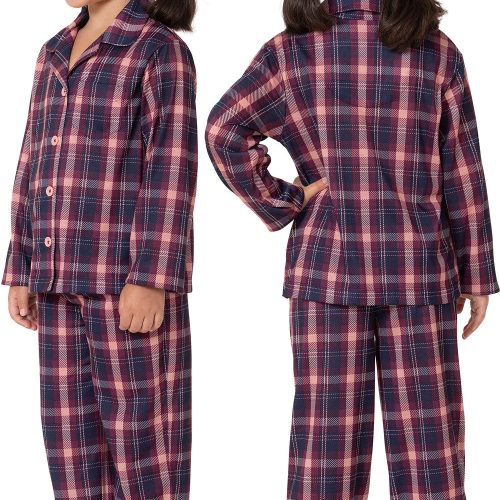 pjg k3211 burgundyplaidbuttonfrontpj girls sideback 20201012 1042