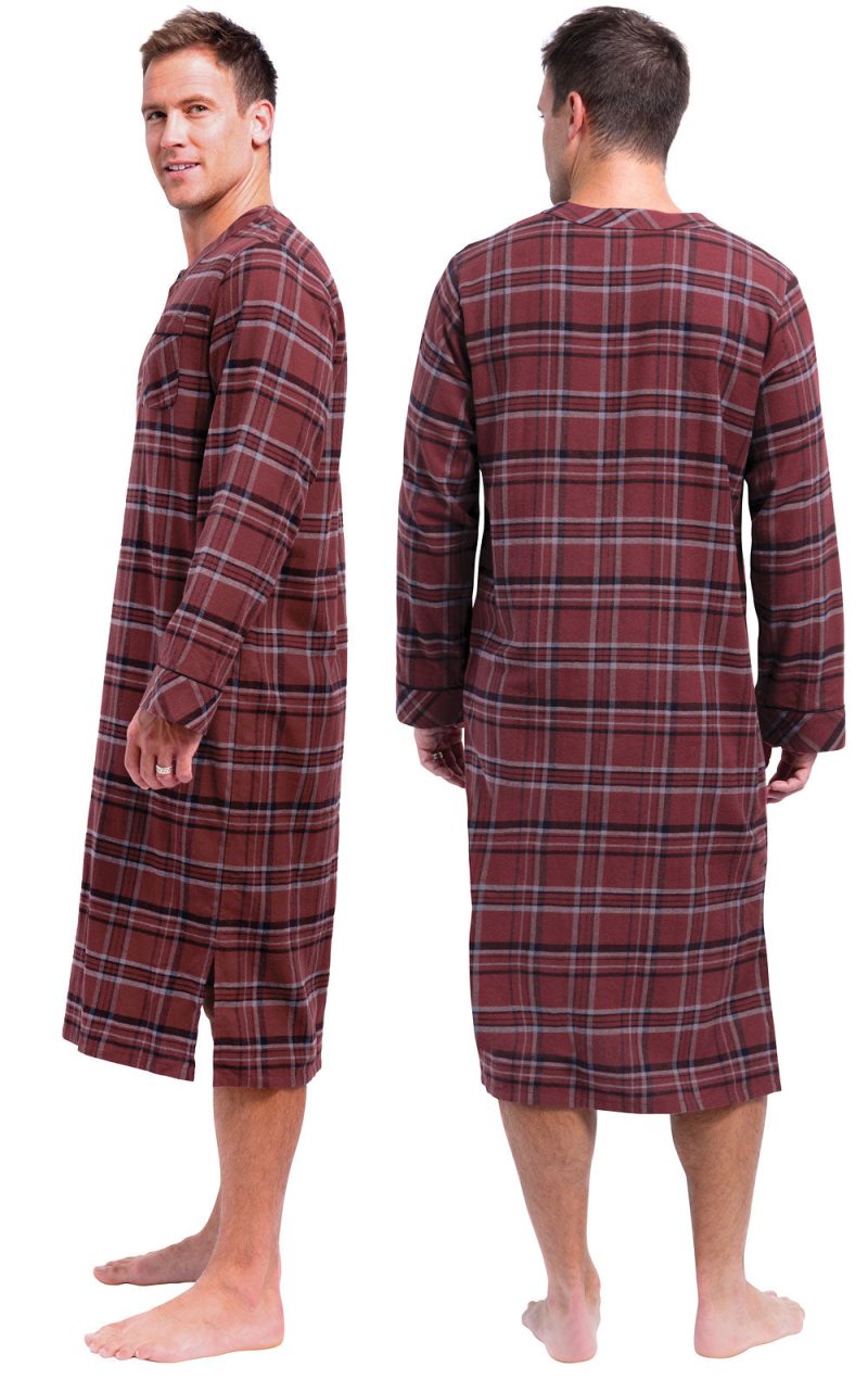 pjg m3950 burgundyplaidsleepshirt men sideback 20211026 1739