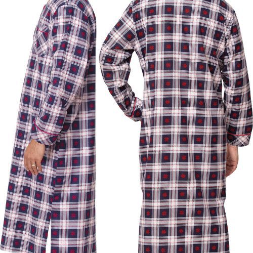 pjg m4200 darkbluesnowflakeplaidsleepshirt men sideback 20210920 0956