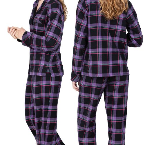 pjg w1277 blackpurpleplaidbuttonfrontpj women gkpj07539 sideback 20190926 1156