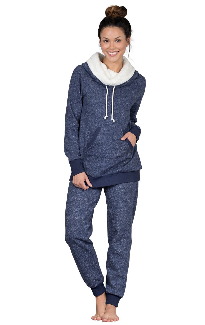 pjg w1311 darkbluerollneckpajamaset women gkpj05983 main 20191107 1307