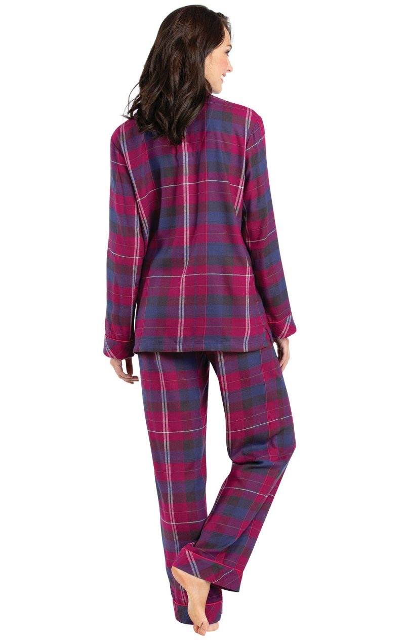 pjg w2373 pinkplaidbuttonfrontpj women gkpj06767 back 20181017 1657