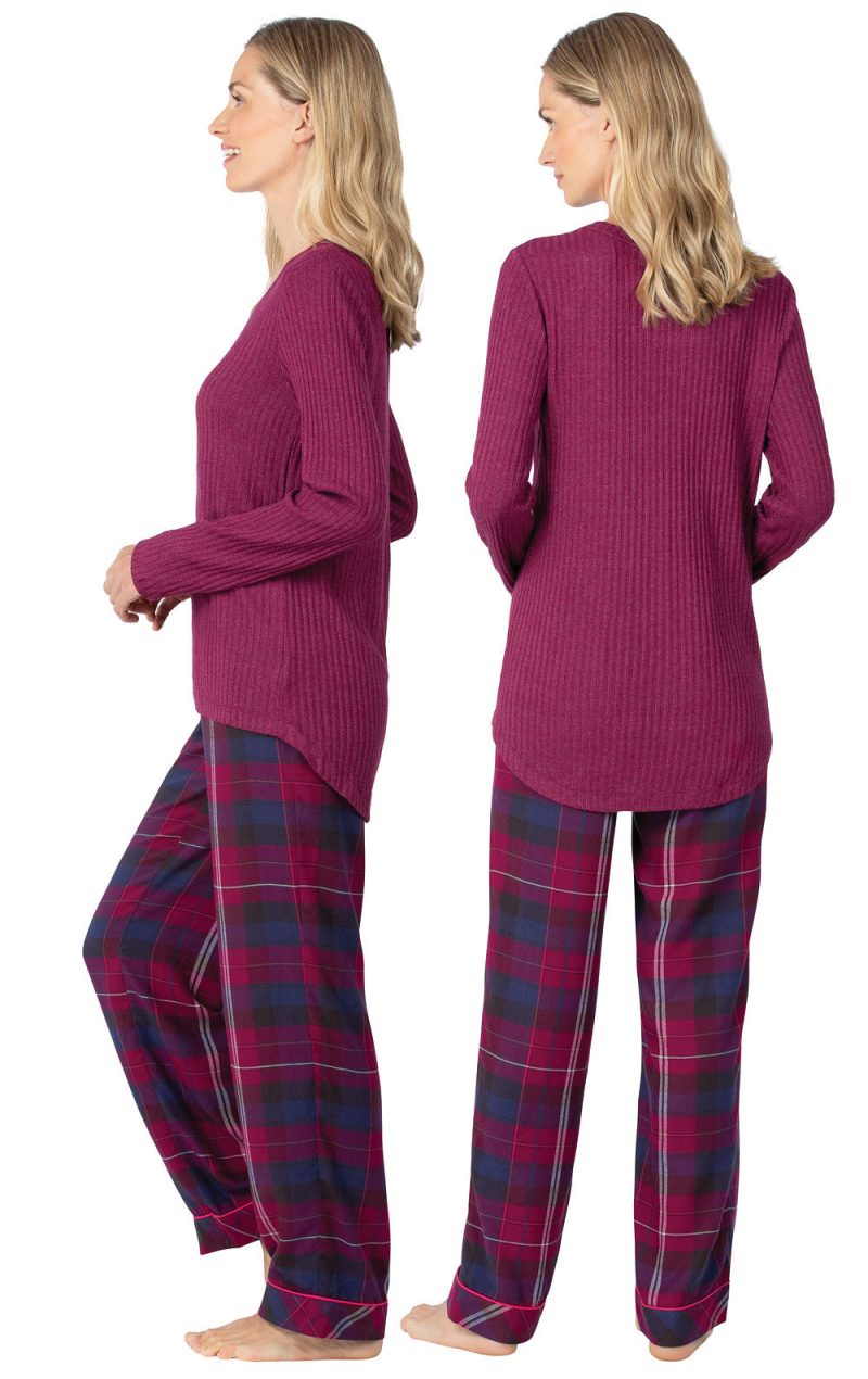 pjg w2387 pinkplaidpj women gkpj07756 sideback 20191001 0956