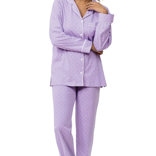 pjg w2428 purplepolkadotbuttonfrontpj women gkpj04636 main 20210219 1639