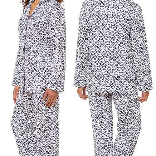 pjg w3261 blueblockprintbuttonfrontpj women sideback 20201012 1042