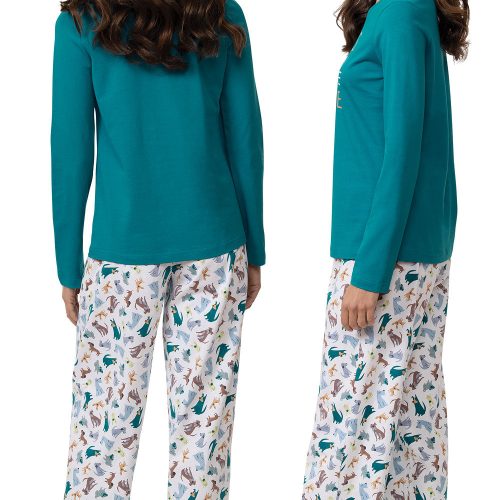 pjg w3434 tealwhitedogprintpj women sideback 20210219 1719